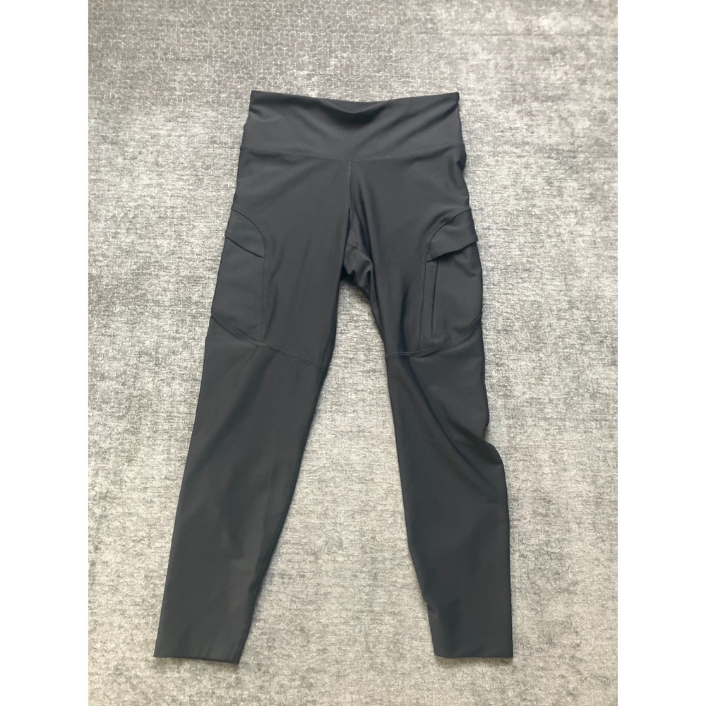 Old Navy Active Powersoft High-Rise Go-Dry Leggings Womens Large Black Stretch